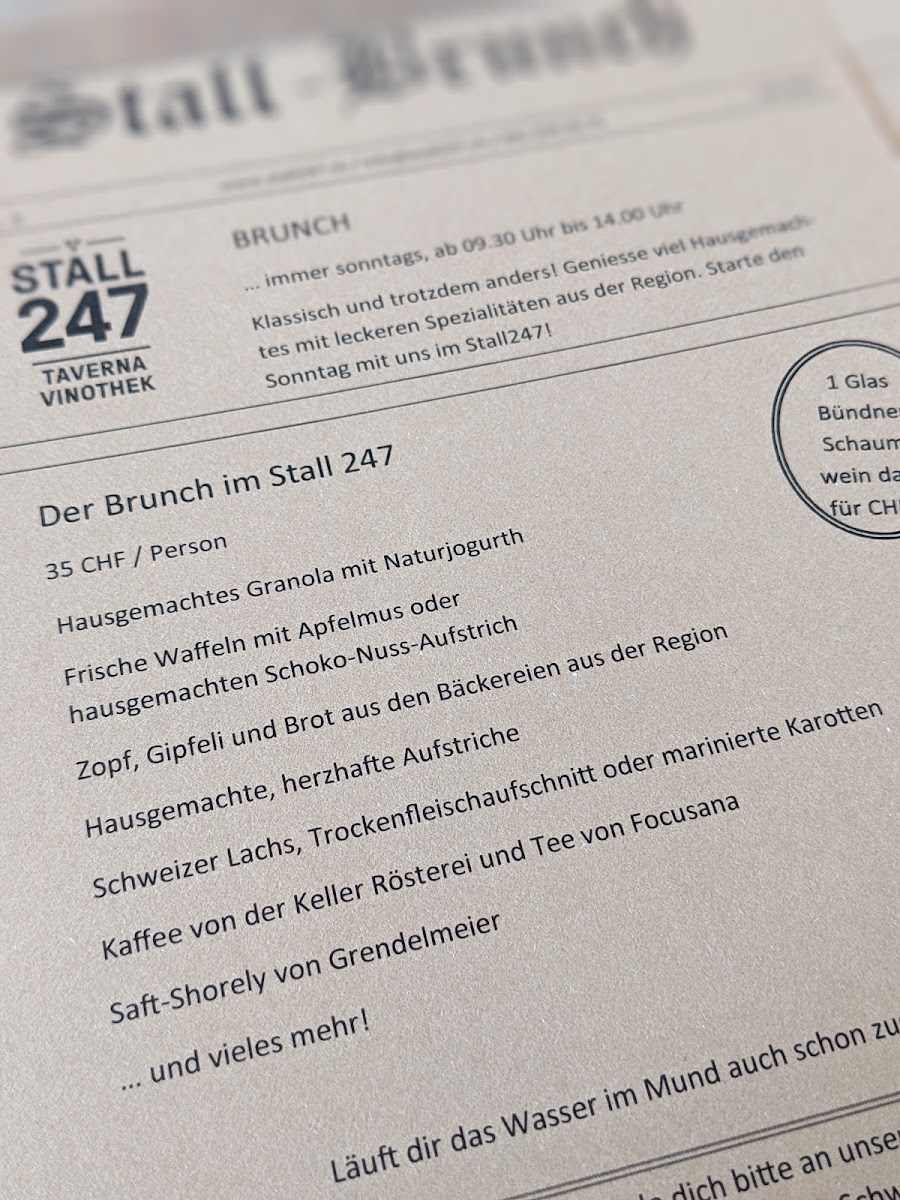 Menu Stall 247 - Weinkost & Feinkost Im Einstigen Kuhstall-5